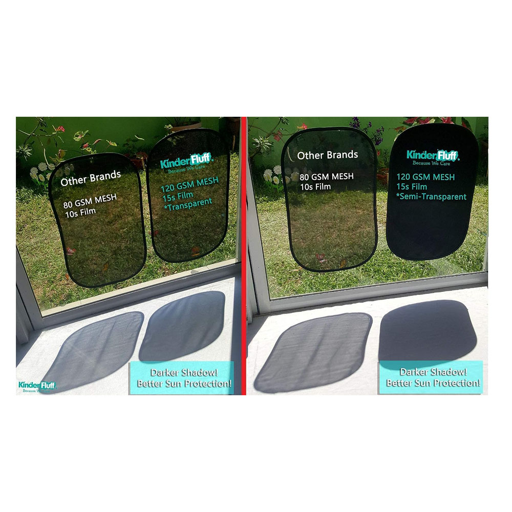 kinder Fluff Car Window Shade (4Pack) - Image 2