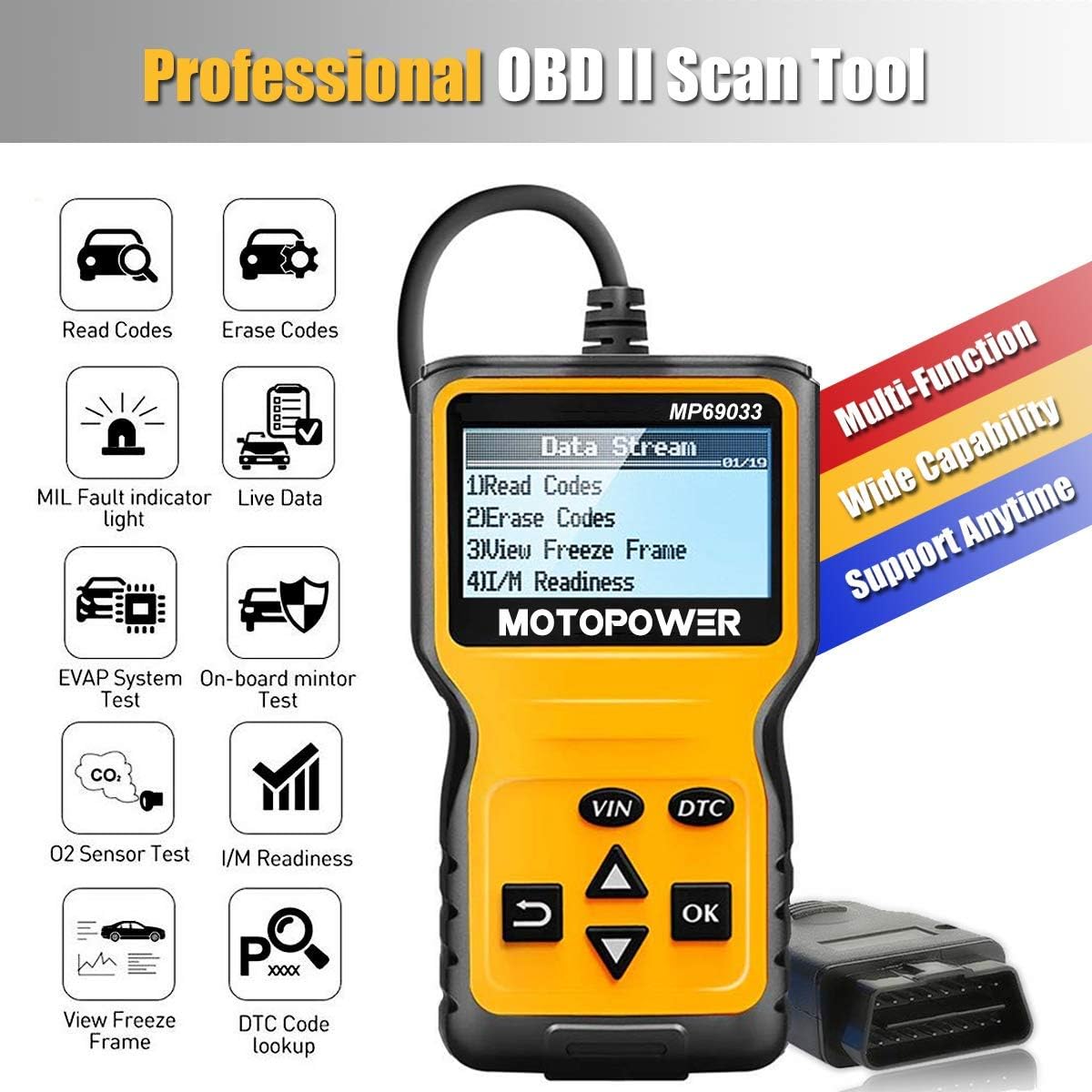 MOTOPOWER Car OBD2 Scanner Code Reader - Image 2