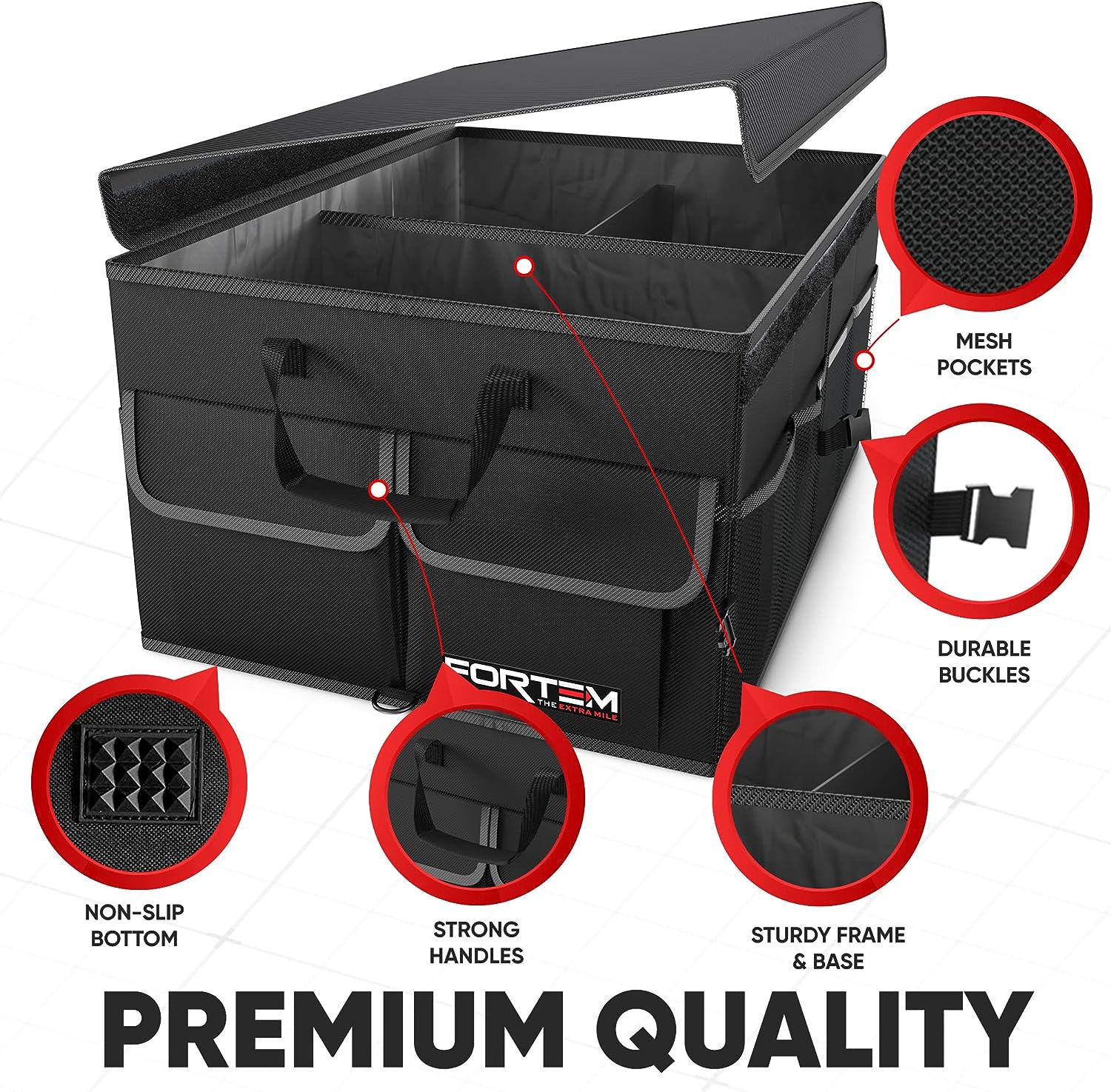 FORTEM Car Trunk & Storage Organizer - Image 2