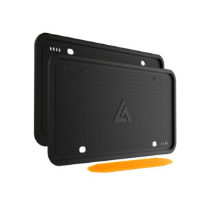 Aujen Silicone Car License Plate Covers