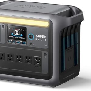 Anker SOLIX C1000 Portable Power Station, 1800W (Peak 2400W) Solar Generator