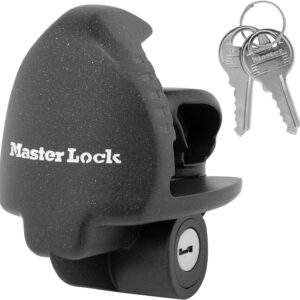 Master Lock Black Universal Size Trailer Hitch Lock