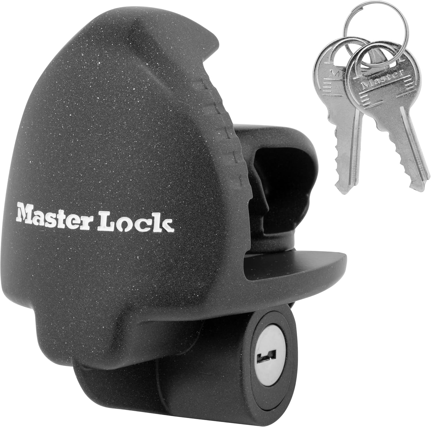 Master Lock Black Universal Size Trailer Hitch Lock
